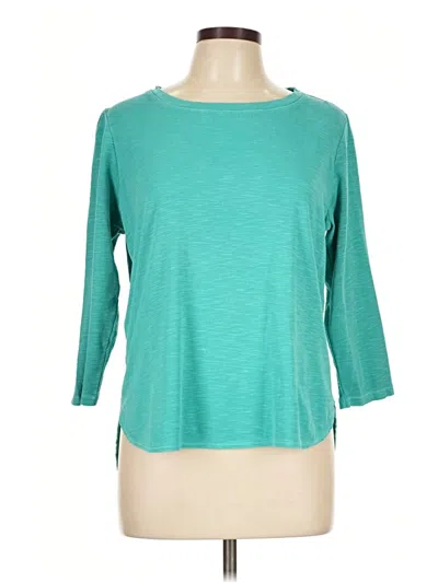 Pre-owned Tommy Bahama 3/4 Sleeve T-shirt In Teal