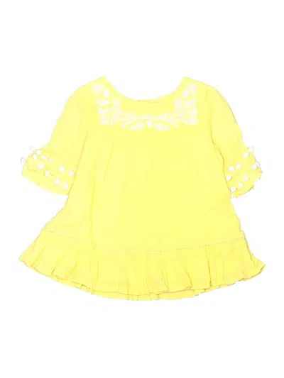 Pre-owned Tommy Bahama Kids' 3/4 Sleeve T-shirt In Yellow