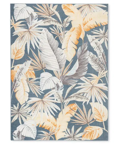 Tommy Bahama Abaco Outdoor 25636 6'6x9'2 Area Rug In Navy Multi