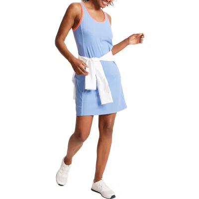 Tommy Bahama Abbey Piped Minidress In Blue