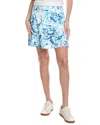 Tommy Bahama Abby Interlock Flora Fresco Skort In Blue