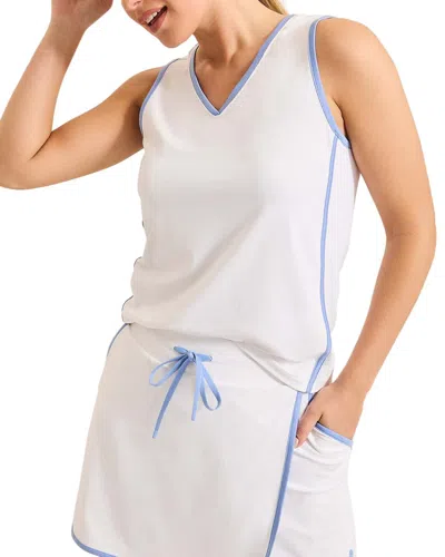 Tommy Bahama Abby Jersey V-neck Tank In White