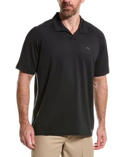Tommy Bahama Ace Tropic Polo Shirt In Black