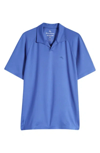 Tommy Bahama Ace Tropic Solid Performance Polo In Deep Ultramarine