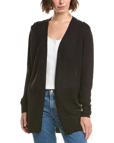 Tommy Bahama Addison Beach Linen Blend Cardigan In Black