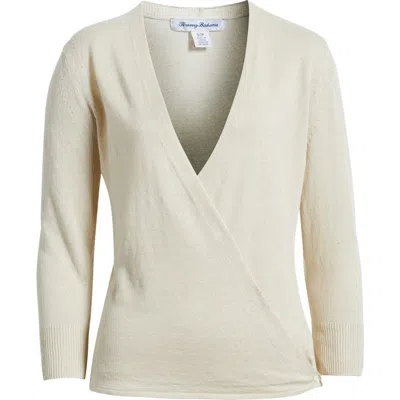 Tommy Bahama Addison Linen Blend Cardigan In Pure Khaki