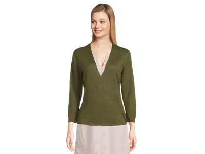 Tommy Bahama Addison Linen Rayon Cardigan In Green