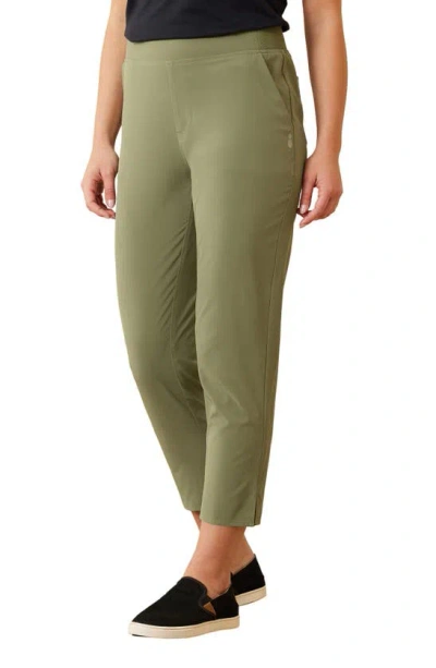 Tommy Bahama Alicia Easy Crop Pants In Tea Leaf