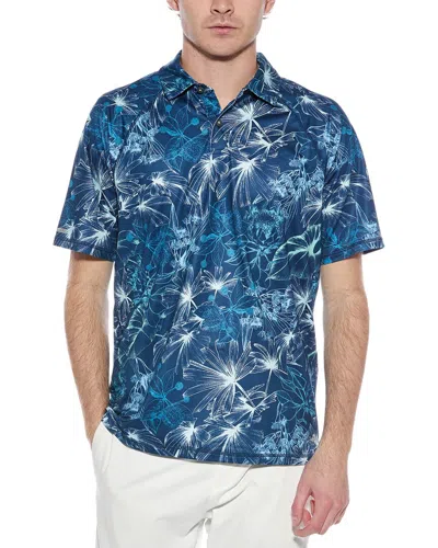 Tommy Bahama All Leaf On Shade Polo Shirt In Blue