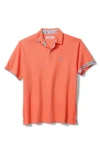 Tommy Bahama Amalfi Views Five O'clock Islandzone® Piqué Performance Polo In Orange