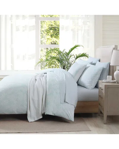 Tommy Bahama Art Of Palms Duvet Cover Set In Blue