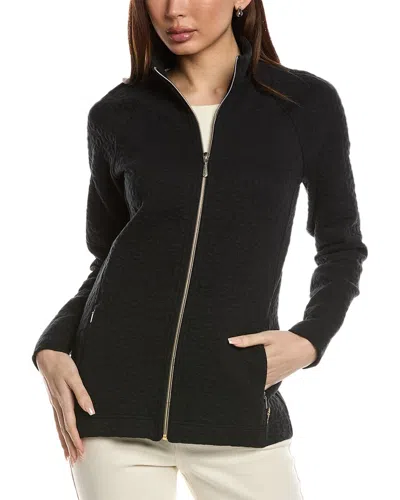 Tommy Bahama Aruba Purrfection Full Zip Jacket In Black