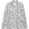 Tommy Bahama Aruba Zebra Front Zip Sweatshirt In White