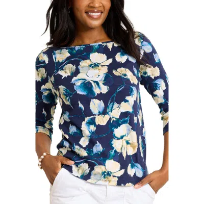 Tommy Bahama Ashby Isles Beleza Blossom Cotton Top In Blue