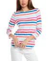 Tommy Bahama Ashby Isles Boardwalk Stripe T-sirt In Blue