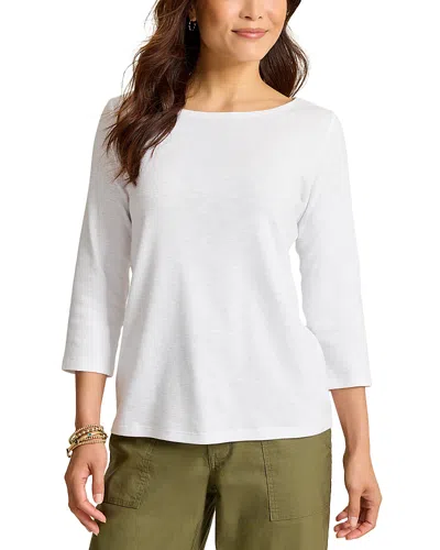 Tommy Bahama Ashby Isles Boat Neck Top In White