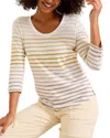 Tommy Bahama Ashby Isles Horizon Stripe T-shirt In Multi