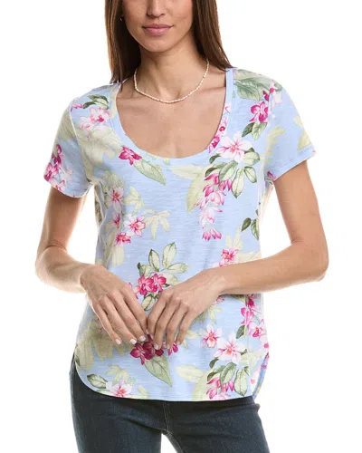 Tommy Bahama Ashby Isles Orchid Dreams T-shirt In Blue