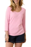 Tommy Bahama Ashby Isles Scoop Neck Cotton T-shirt In Primrose Pink