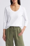 Tommy Bahama Ashby Isles Scoop Neck Cotton T-shirt In White