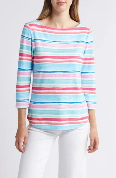 Tommy Bahama Ashby Isles Seabreeze Stripe Cotton Top In Multi