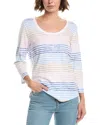 Tommy Bahama Ashby Isles Seabright Stripe T-shirt In White