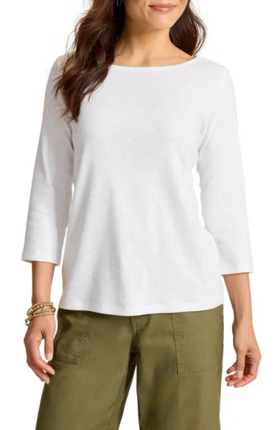 Tommy Bahama Ashby Slub Top In White