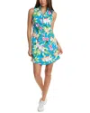 Tommy Bahama Aubrey Bayside Blooms Sleeveless A-line Dress In Blue
