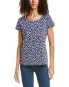 Tommy Bahama Aubrey Chic Cheetah Top In Blue