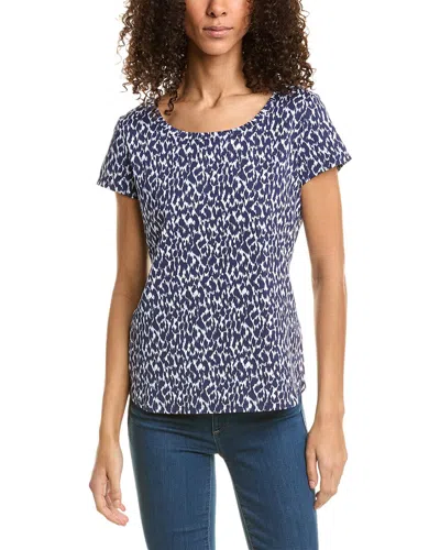 Tommy Bahama Aubrey Chic Cheetah Top In Blue