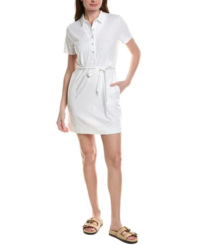 Tommy Bahama Aubrey Leaves Jacquard Islandzone Mini Dress In White