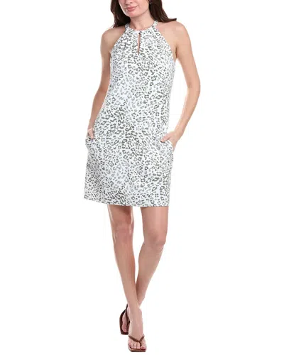 Tommy Bahama Aubrey Leopard Halter Mini Dress In Brown