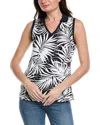 Tommy Bahama Aubrey Lorenzo Leaves Polo Shirt In Black