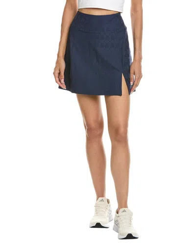 Tommy Bahama Aubrey Monogram Jacquard Skort In Blue