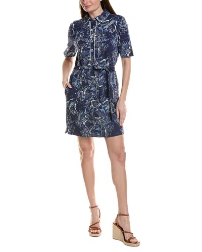 Tommy Bahama Aubrey Sapphire Sea Islandzone Shirtdress In Blue