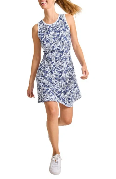Tommy Bahama Aubrey Sport Resort Fit & Flare Dress In Island Navy