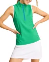Tommy Bahama Aubrey Half-zip Sleeveless Top
