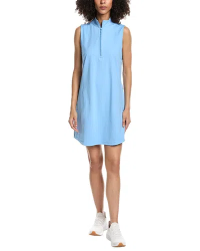 Tommy Bahama Aubrey Zip Mock Mini Dress In Blue
