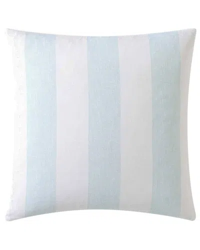 Tommy Bahama Awning Stripe Decorative Pillow In Blue