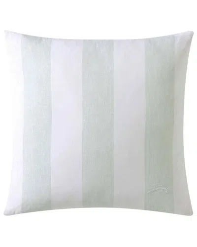Tommy Bahama Awning Stripe Decorative Pillow In White
