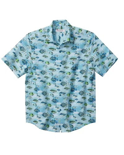 Tommy Bahama Bahama Coast Fintastic Shirt In Blue
