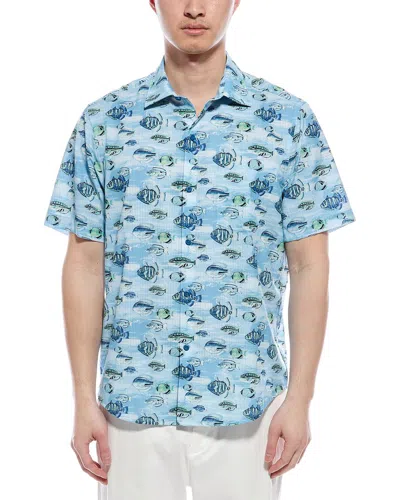 Tommy Bahama Bahama Coast Fintastic Shirt In Multi