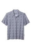 Tommy Bahama Bahama Coast Flora Tiles Islandzone® Polo In Gray