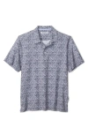 Tommy Bahama Bahama Coast Flora Tiles Islandzone® Polo In Purple
