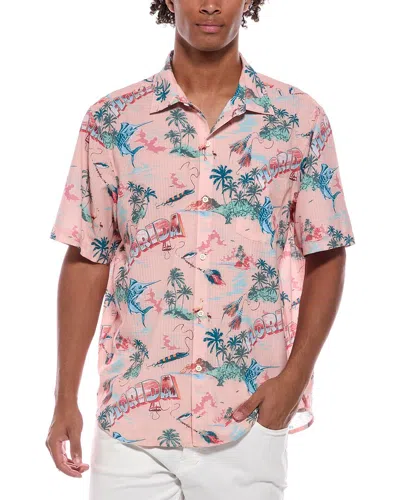 Tommy Bahama Bahama Coast Florida Getaway Shirt In Pink