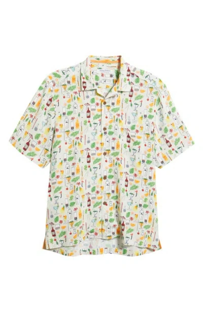Tommy Bahama Bahama Coast Lemon Lounge Islandzone® Camp Shirt In Multi