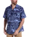 Tommy Bahama Bahama Coast Palm Blues Shirt In Blue