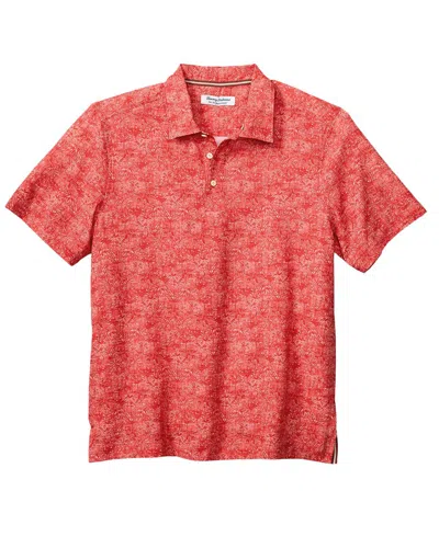 Tommy Bahama Bahama Coast Palm Retreat Polo Shirt In Red