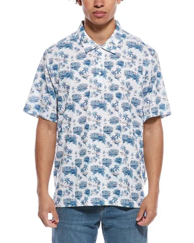 Tommy Bahama Bahama Coast Palm Scape Islandzone Polo Shirt In Multi