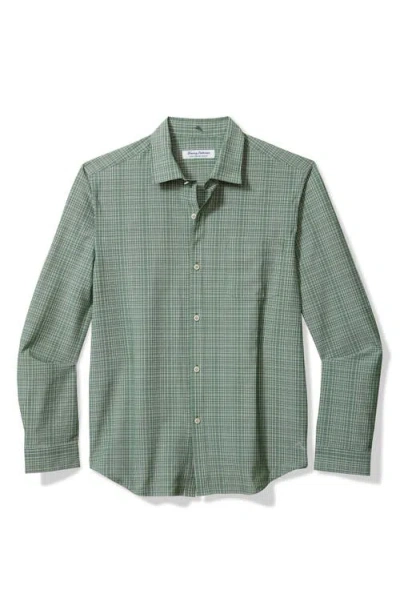 Tommy Bahama Bahama Coast Tidal Check Islandzone® Button-up Shirt In Green
